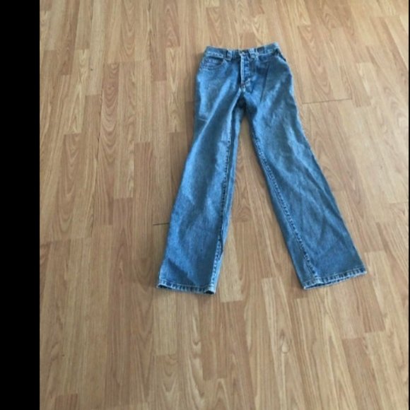 Vtg 90s Versace Jeans Wide Leg Jeans - Picture 2 of 10